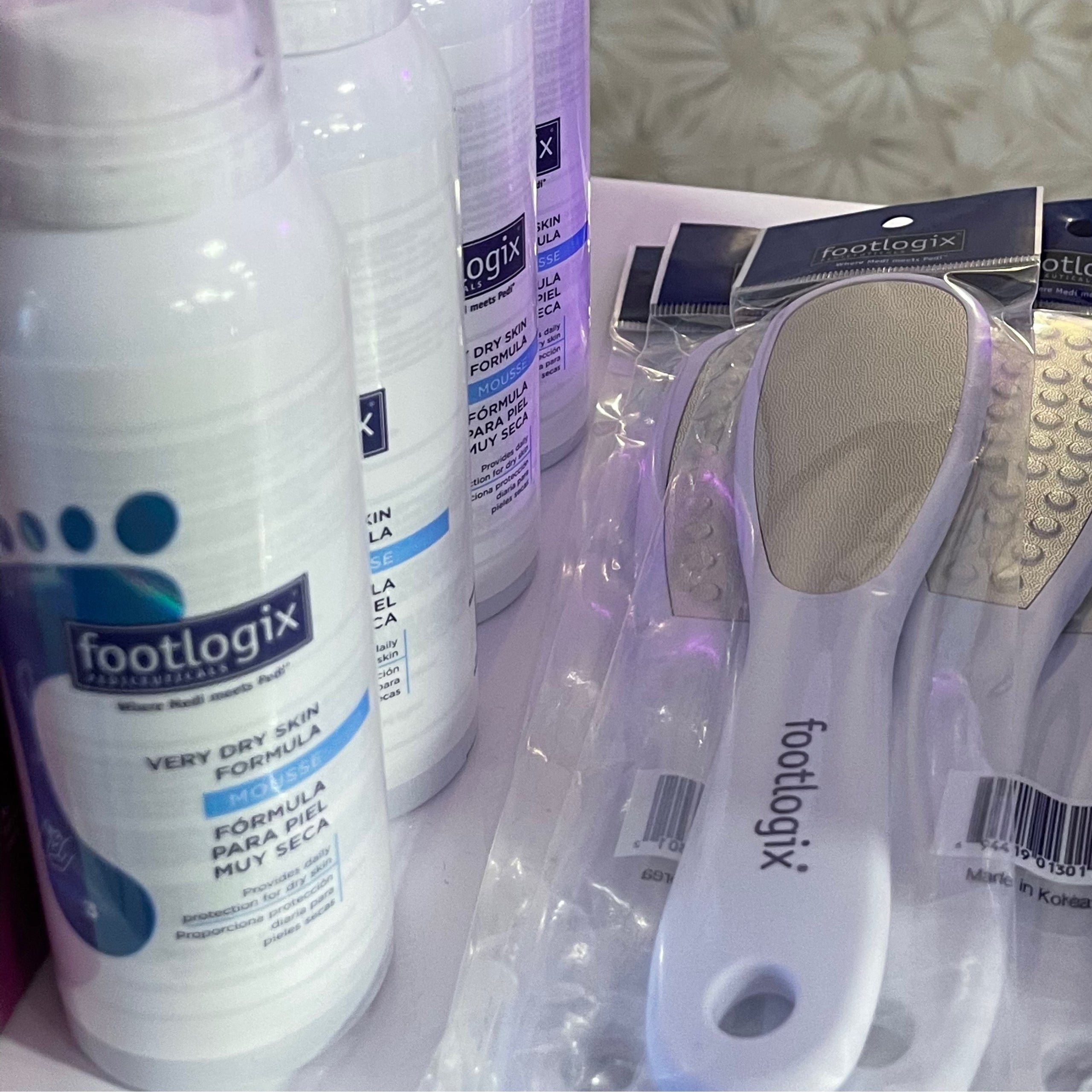 Footlogix foot file + foam (save when you buy together)